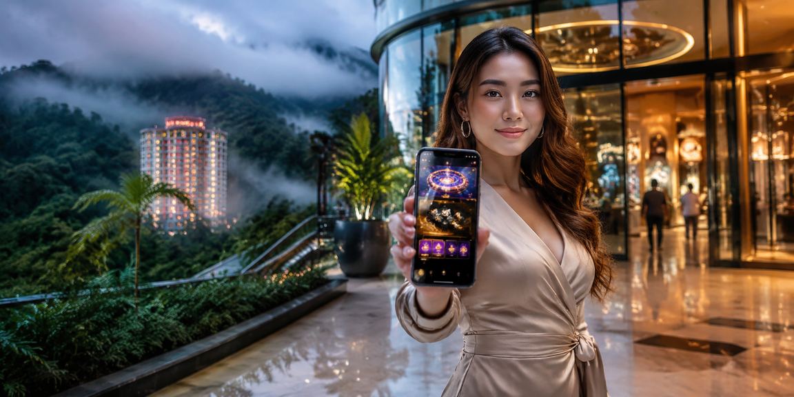 Pengguna Malaysia membuat deposit pertama di platform 7723 di Genting Highlands