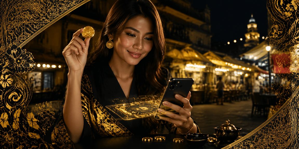 Antara muka kasino mudah alih dengan reka bentuk batik untuk pengguna Kota Bharu